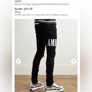 Men’s AMIRI Jeans NEW!
